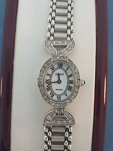 Ladies 14kt White Gold Diamond G