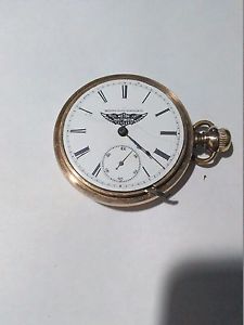 Vintage Elgin Natl Watch Co Harley Davidson Pocket Watch circa 1899 Gold-Filled
