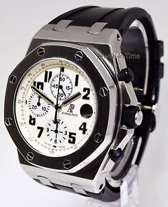 Audemars Piguet Steel Royal Oak Offshore Safari Chronograph Watch 26170ST
