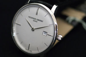 Free Shipping Pre-owned Frederique Constant Automatic White Dial Automatic Roll