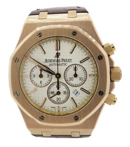 Audemars Piguet Royal Oak Rose Gold 41mm Chronograph 26320or Mint + warranty