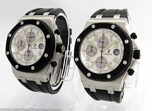 Two (2X) Audemars Piguet Royal Oak Offshore 25940SK.OO.D002CA.02 Watch for Men
