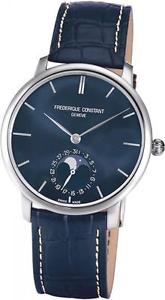 Free Shipping Pre-owned Frederique Constant 2013 Sulmline Manufacture Moon Phase