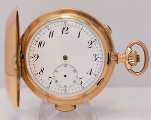 Heavy 146g Solid 14K Gold Minute Repeater Chronograph - With Issues