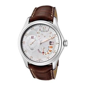 JEAN RICHARD 63112-11-10-AAAED GENTS BROWN CALFSKIN 42MM AUTOMATIC DATE WATCH