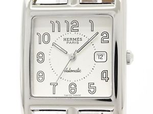 Polishd HERMES Cape Cod Double Tour Steel Automatic Mens Watch CC1.710 (BF113256