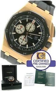 Audemars Piguet Royal Oak Offshore Rose Gold 44mm Black 26401RO.OO.A002.CA.01