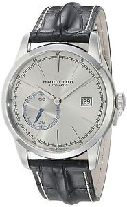 Hamilton Men's 'Timeless Classic' Swiss Automatic Stainless Steel and Leather Ca