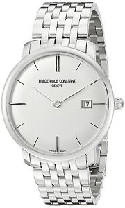 Frederique Constant Men's FC-306S4S6B2 Analog Display Swiss Automatic Silver Wat