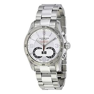 Victorinox Men's 'Chrono Classic' Swiss Quartz Stainless Steel Casual Watch, Col