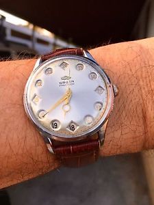 Vintage Gruen Precision Airflight "jump" Watch Manual Wind Runs Great