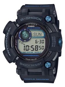 Casio G-Shock Master of G FROGMAN Black Blue Watch GWFD1000B-1 Diver Triple Sens