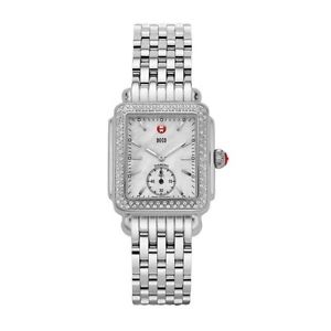 Michele Watch Deco I w/ Diamond Bezel MW06V01A1025