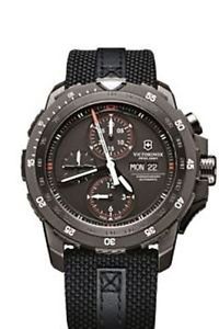Victorinox Swiss Army 241530 Alpanach Mens Watch - Black Dial Stainless Steel Ca
