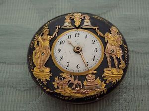 1800 French/Swiss Verge Automated repeater pocket watch movement, works / dirty