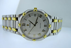 Concord Saratoga Men's 18K Gold & Stainless Steel Watch 15.58.237