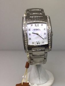 EBEL BRASILIA STAINLESS STEEL DIAMOND LADIES WATCH 1215779 NEW! $6,300 RETAIL!!!