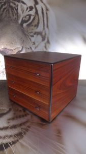 LUXURY | rare HERMÈS Ebony Wooden Jewelry Watch Storage Box `SOLD OUT´ | $ 14000