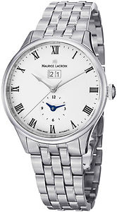 Maurice Lacroix Masterpiece Tradition Date GMT Steel Mens Watch MP6707-SS002-112