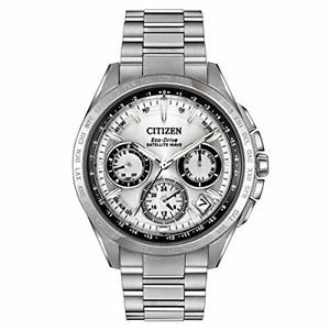 Citizen Men's CC9010-74A Satellite Wave Analog Display Japanese Quartz Silver Wa image 1