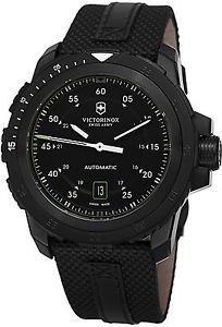 Victorinox Swiss Army Alpnach Mechanical Automatic Black Dial Black Nylon Mens W