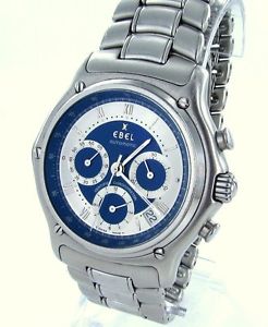 Ebel Le Modulor Chronographe Montre Automatique Pour Homme Acier Réf. E9137241