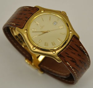 EBEL 1911 18K Yellow Gold 887902 Unisex Watch