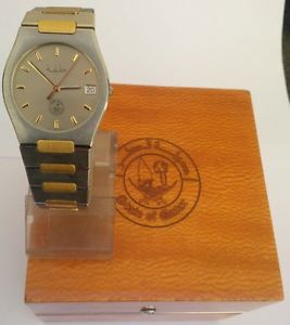 Concord M701 Men’s Watch 18 KT Gold S. Steel Qatar Emir Khalifa Royal Gift Box