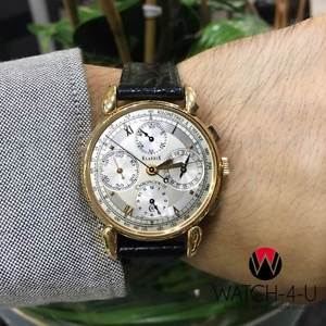 Chronoswiss Klassik CH7441 18k Yellow Gold Silver Dial Mens Luxury Watch+B/P