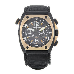 Bell & Ross Marine BR02-CHR-BICOLOR Mat PVD Acier Noir Montre Homme Automatique