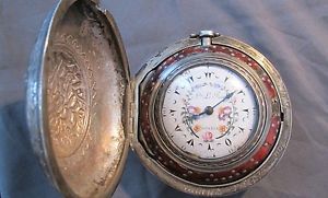 Julien Le Roy Pocket watch Fusee Movement made in France for Turkish Market