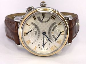Maurice Lacroix Masterpiece Double Retrograde SS&Gold Men's Wristwatch MP7018