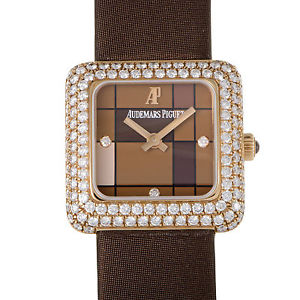 Audemars Piguet Classic Rose Gold and Diamond Quartz Watch 77215OR.ZZ.A080SU.01