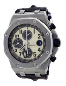 Audemars Piguet Safari Royal Oak Offshore 42mm Chronograph 26470ST + Warranty