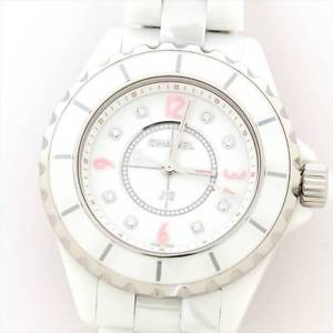 Preowned CHANEL J12 Pink Light Q