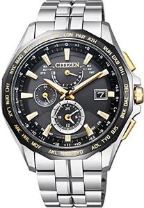Citizen Watches Attesa Atessa Eco-Drive Radio Clock At9095-50E Men