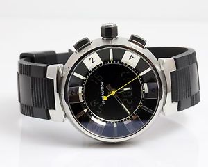 Watch Louis Vuitton Tambour Analogic Acier/Caoutchouc - Stainless Steel/Rubber