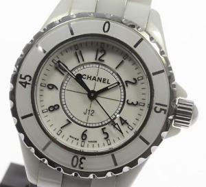 Used[A] Watch Women CHANEL Chanel J12 H0968 Quartz white SS x ceramic H3D