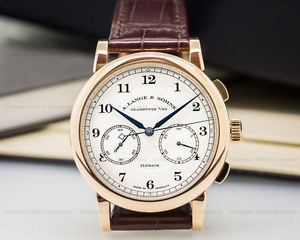 A Lange & Sohne 402.032 1815 Chronograph 18K Rose Gold  BOX + PAPERS
