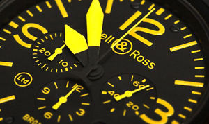 Bell&Ross BR 01-94 S Chronograph Yellow Limited Edition of 500 Pieces PVD Case