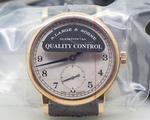 A Lange & Sohne 235.032 1815 235032 18K Rose Gold Silver Dial UNWORN
