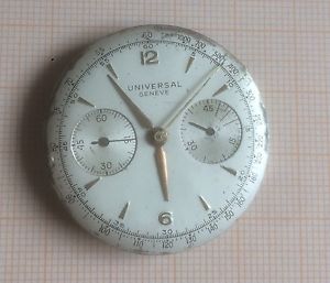 Rare Universal Geneve Swiss   Movement  cal.285 oversize 36mm
