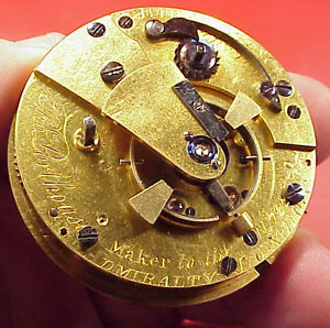 Thomas Porthouse London No722 Detent Chronometer Helical MVT Case Pocket Watch