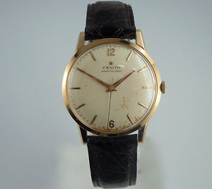 ZENITH Automatic Classic - 1963 Stupendo Orologio Vintage Oro 750!!