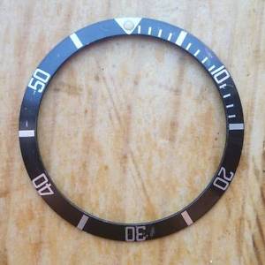 Rolex Insert Bezel Inlay for Submariner 5513 1680 1665 Fat Font Mk3 70's Mint