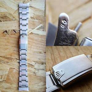 Rolex 20mm Rivet Bracelet 7206 80 end 1969 clasp   5513 1675 1680