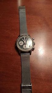 Vintage Wakmann Triple-Date Hand Wind Chronograph 4 Straps!!