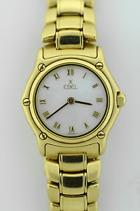Vintage Ladies Ebel 18k Yellow Gold Case & Strap 8057901, 43.5 DWT