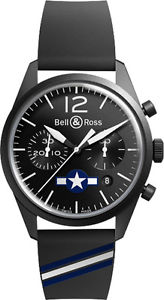 Bell & Ross Vintage BR 126 Insignia US Mens watch BRV126-BL-CA-CO/US