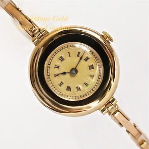 LADIES COCKTAIL WATCH 18K ROSE GOLD 1912 - BEAUTIFUL, RARE & FULLY RESTORED!